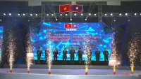 Khai mạc Hội chợ triển lãm “Chào mừng năm đoàn kết, hữu nghị Việt Nam-Lào 2022”